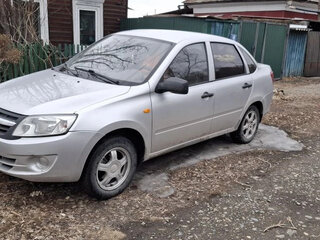 2012 Lada (ВАЗ) Granta I, серебристый, 450000 рублей, вид 2