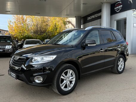 2011 Hyundai Santa Fe II Рестайлинг, чёрный, 1325000 рублей, вид 1