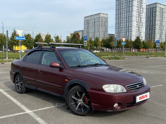 2006 Kia Spectra I Рестайлинг 2, красный, 270000 рублей - вид 2