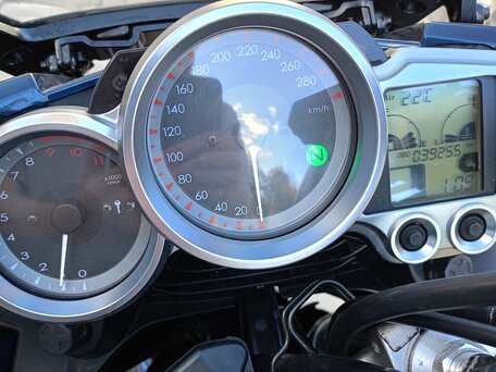 2008 Yamaha FJR1300, синий, 750000 рублей, вид 4