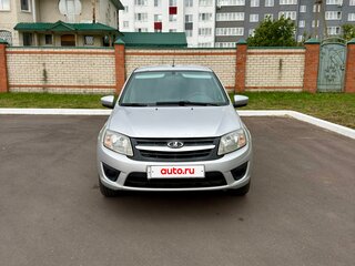 2015 Lada (ВАЗ) Granta I, серебристый, 400000 рублей, вид 2