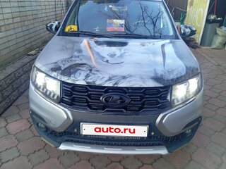2021 Lada (ВАЗ) Largus Cross I Рестайлинг, серебристый, 1300000 рублей, вид 4
