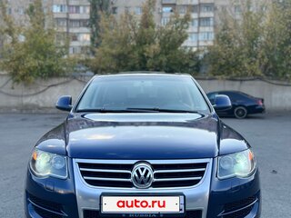 2007 Volkswagen Touareg I Рестайлинг, синий, 795000 рублей, вид 2