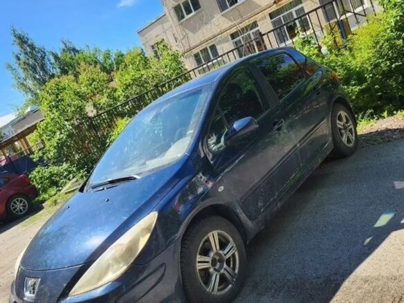 2007 Peugeot 307 I Рестайлинг, синий, 200000 рублей - вид 5