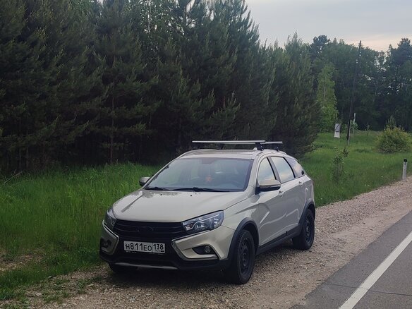 2020 Lada (ВАЗ) Vesta SW I, серый, 950000 рублей - вид 13