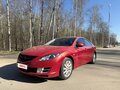 2008 Mazda 6 II (GH), красный, 650000 рублей