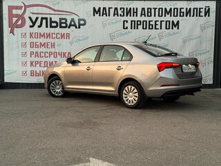 2021 Skoda Rapid II, серый, 1670000 рублей, вид 4