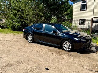 2019 Toyota Camry VIII (XV70), чёрный, 2490000 рублей, вид 4