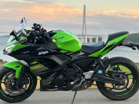 2017 Kawasaki Ninja 650, зелёный, 650000 рублей, вид 4