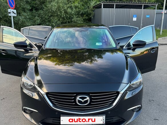 2018 Mazda 6 III (GJ) Рестайлинг, чёрный, 2250000 рублей - вид 1