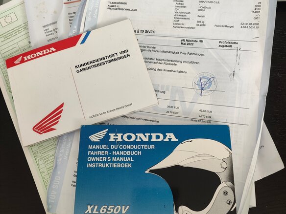2000 Honda XL650V Transalp, чёрный, 455000 рублей - вид 14