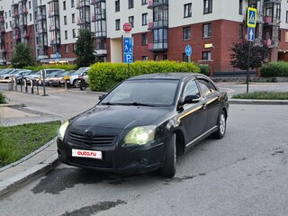 2007 Toyota Avensis II Рестайлинг, чёрный, 580000 рублей, вид 1