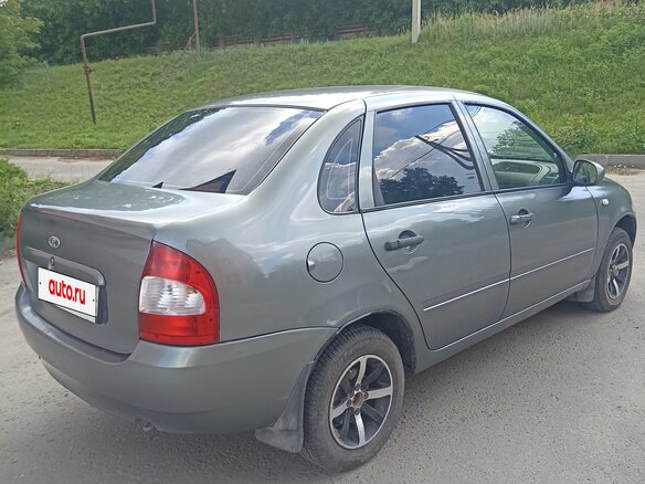 2008 Lada (ВАЗ) Kalina I, серый, 180000 рублей - вид 3