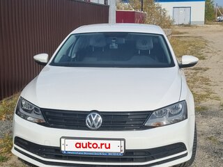 2015 Volkswagen Jetta VI Рестайлинг, белый, 1050000 рублей, вид 1