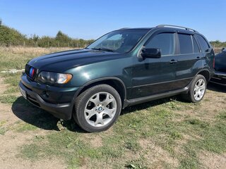2002 BMW X5 3.0i I (E53), зелёный, 900000 рублей, вид 1