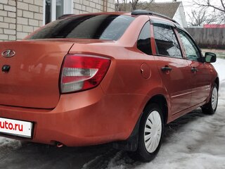 2013 Lada (ВАЗ) Granta I, оранжевый, 385000 рублей, вид 5