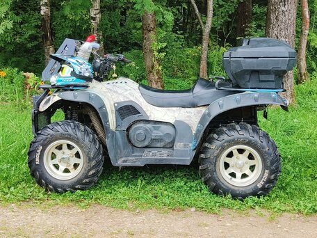 2013 Stels ATV-500, голубой, 350000 рублей, вид 1