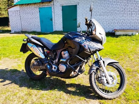 2010 Honda XL700V Transalp, чёрный, 425000 рублей, вид 1