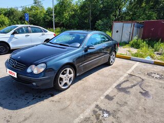 2004 Mercedes-Benz CLK-Класс 240 II (W209), синий, 750000 рублей, вид 3