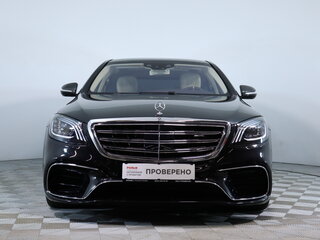 2017 Mercedes-Benz S-Класс AMG 63 AMG Long III (W222, C217) Рестайлинг, чёрный, 5979447 рублей, вид 2