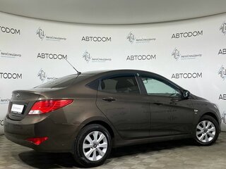 2016 Hyundai Solaris I Рестайлинг, коричневый, 1049900 рублей, вид 2