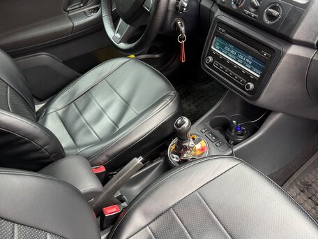 2014 Skoda Fabia II Рестайлинг, синий, 510000 рублей, вид 5