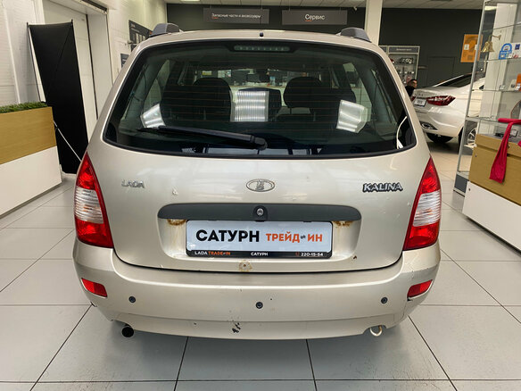 2013 Lada (ВАЗ) Kalina I, бежевый, 240000 рублей - вид 4