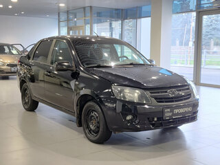 2013 Lada (ВАЗ) Granta I, чёрный, 378000 рублей, вид 3