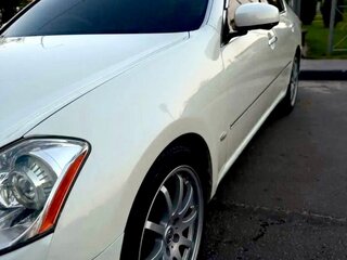 2005 Nissan Fuga I, белый, 1040000 рублей, вид 3