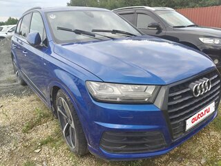 2017 Audi Q7 II (4M), синий, 3587000 рублей, вид 2