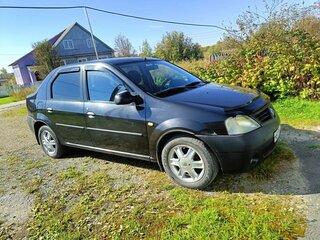 2009 Renault Logan I, чёрный, 420000 рублей, вид 3