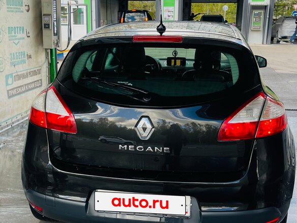2012 Renault Megane III, чёрный - вид 3