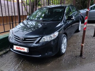 2010 Toyota Corolla X (E140, E150) Рестайлинг, чёрный, 1299999 рублей, вид 1