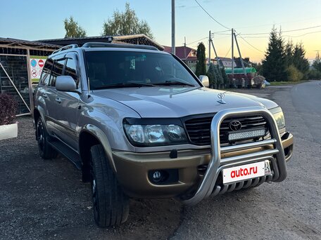 2001 Toyota Land Cruiser 100 Series, серебристый, 2550000 рублей, вид 4
