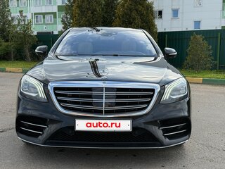 2019 Mercedes-Benz S-Класс 560 Long VI (W222, C217) Рестайлинг, чёрный, 6500000 рублей, вид 5