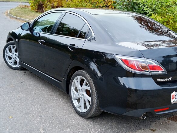 2010 Mazda 6 II (GH) Рестайлинг, чёрный - вид 15