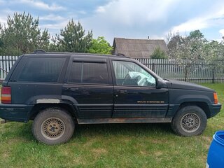 1996 Jeep Grand Cherokee I (ZJ) Рестайлинг, чёрный, 300000 рублей, вид 2