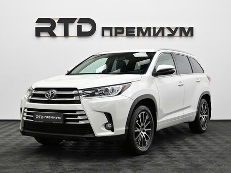 2019 Toyota Highlander III (XU50) Рестайлинг, белый, 3190000 рублей, вид 1