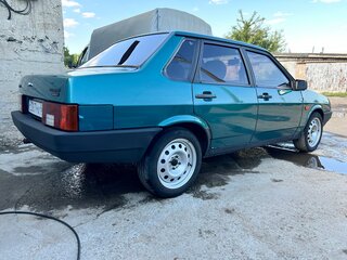 1996 Lada (ВАЗ) 21099, зелёный, 220000 рублей, вид 3