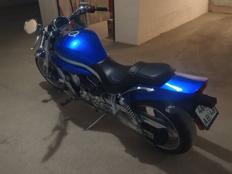 2007 Hyosung Aquila GV650, синий, 305000 рублей, вид 4