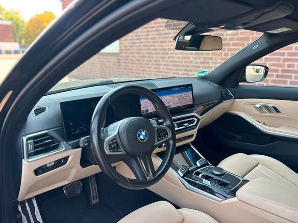 2022 BMW 3 серии 318d VII (G2x) Рестайлинг, чёрный, 4100000 рублей - вид 2
