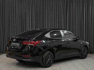 2017 Hyundai Solaris II, чёрный, 1190000 рублей, вид 4