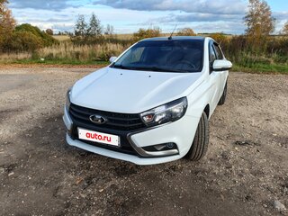 2019 Lada (ВАЗ) Vesta I, белый, 1150000 рублей, вид 2