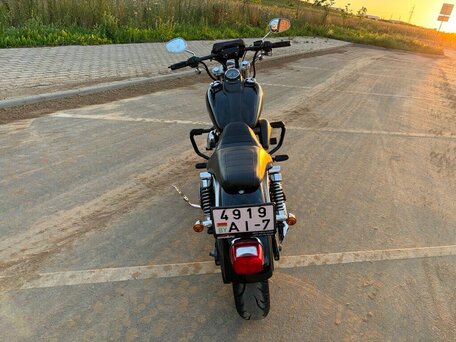 2007 Harley-Davidson Street Bob, чёрный, 750000 рублей, вид 4