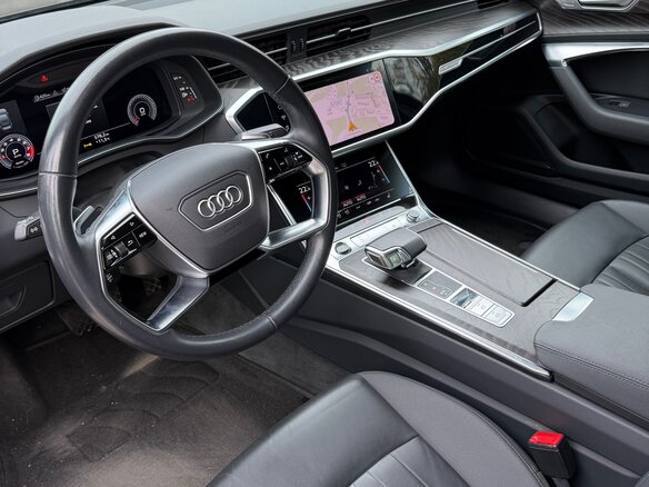 2021 Audi A6 45 TFSI V (C8), синий, 4900000 рублей - вид 7