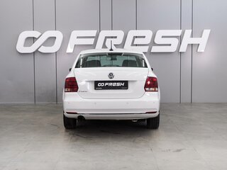 2019 Volkswagen Polo V Рестайлинг, белый, 1325000 рублей, вид 4
