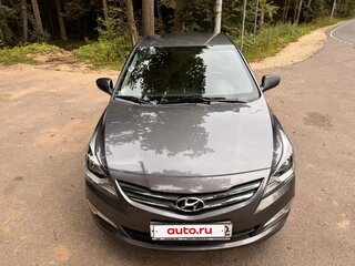 2014 Hyundai Solaris I Рестайлинг, серый, 950000 рублей, вид 2