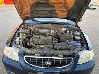 2006 Hyundai Accent ТагАЗ II, синий, 330000 рублей, вид 2