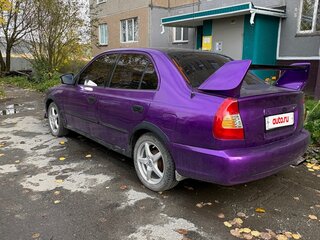 2003 Hyundai Accent ТагАЗ II, фиолетовый, 290000 рублей, вид 3