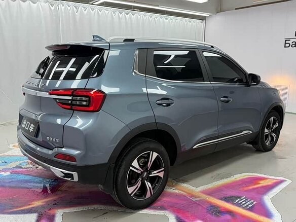 2021 Chery Tiggo 5x I Рестайлинг 2, голубой - вид 4
